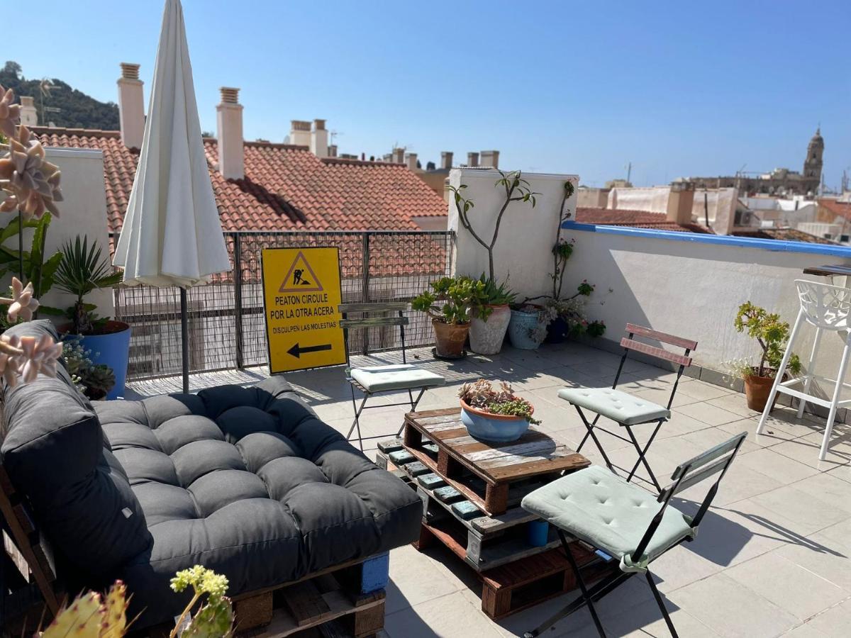 Charming Home With Private Terrace,Heart Of Malaga Zewnętrze zdjęcie