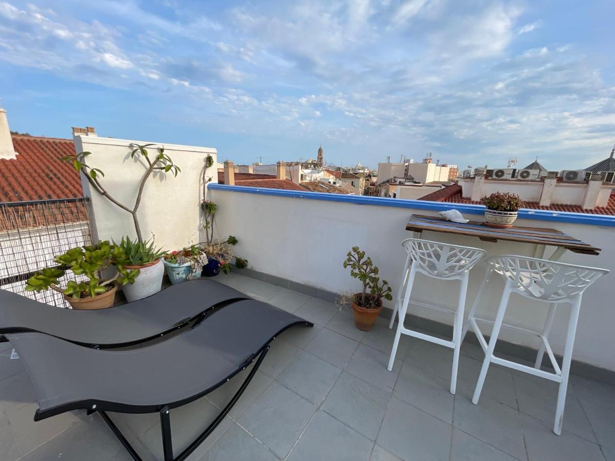 Charming Home With Private Terrace,Heart Of Malaga Zewnętrze zdjęcie