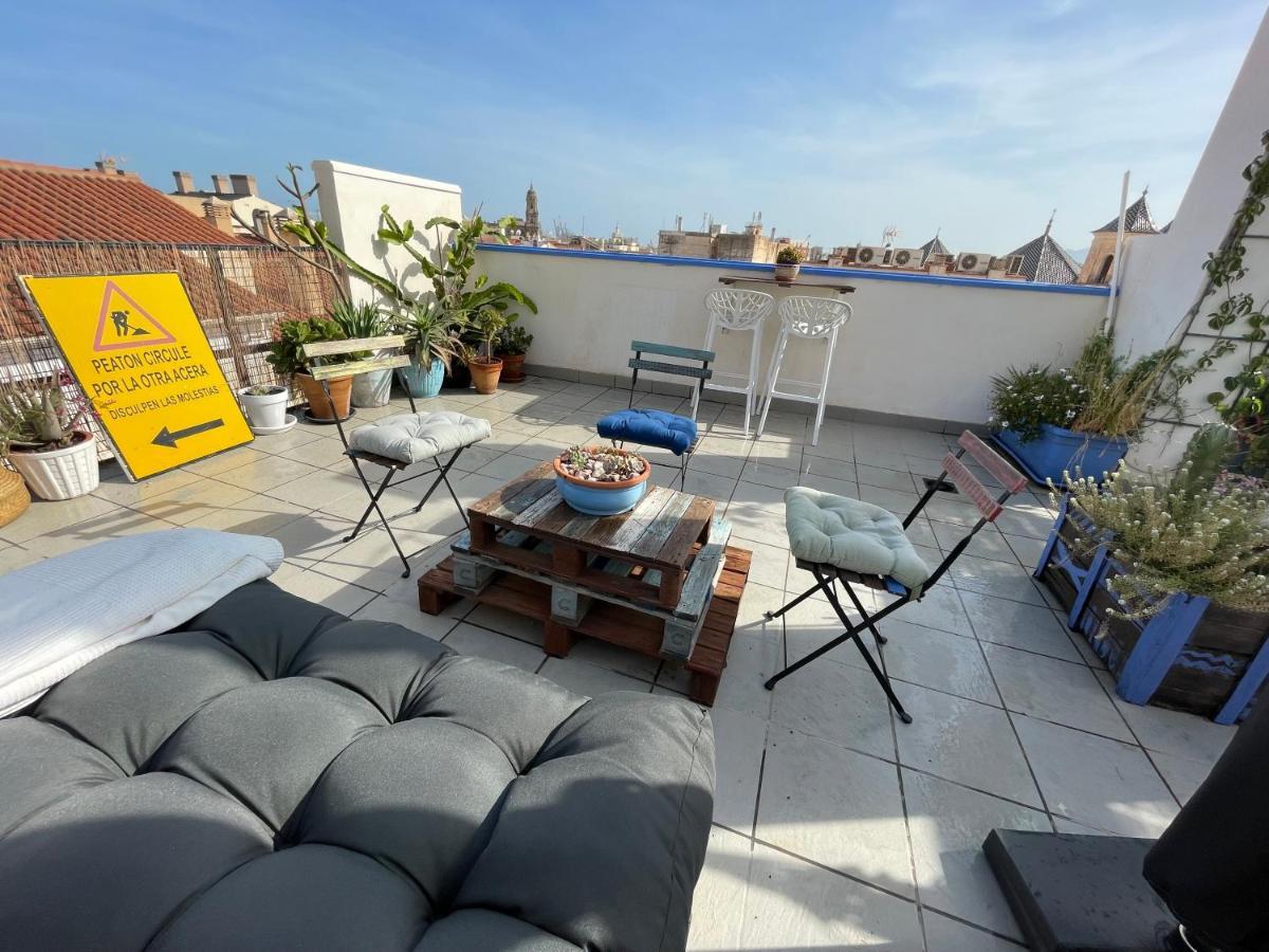 Charming Home With Private Terrace,Heart Of Malaga Zewnętrze zdjęcie
