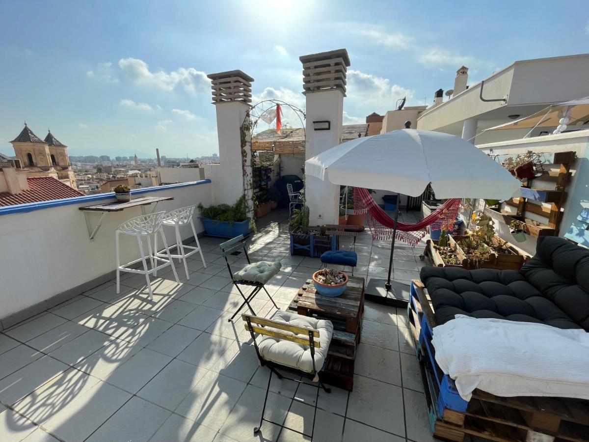 Charming Home With Private Terrace,Heart Of Malaga Zewnętrze zdjęcie